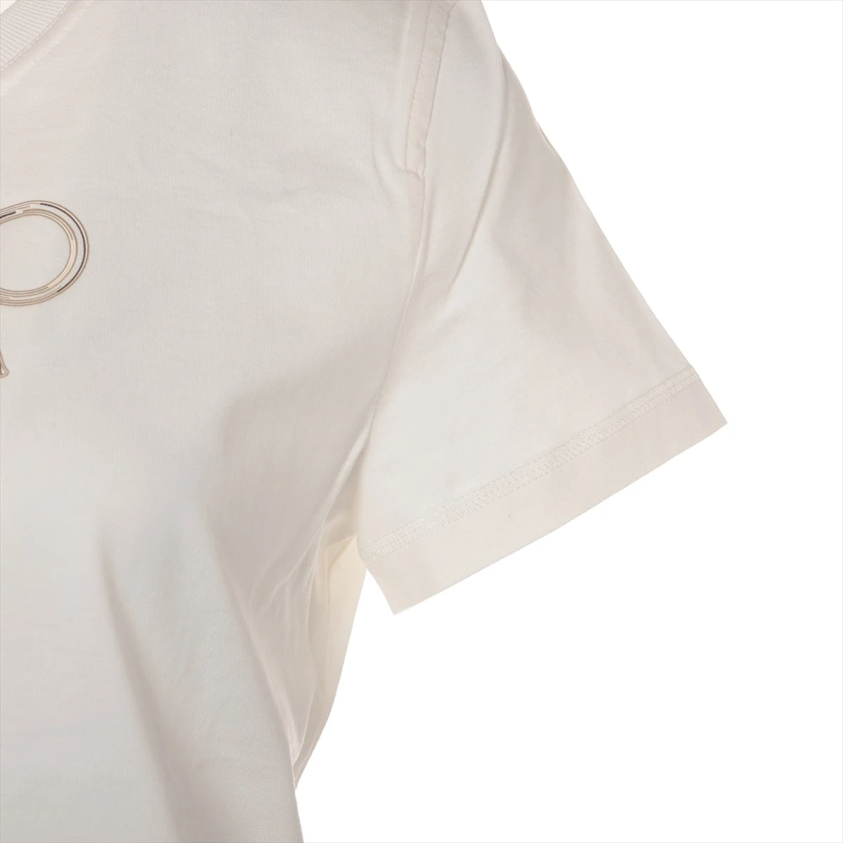 エルメス コットン Tシャツ S レディース ホワイト 4H4643DA
