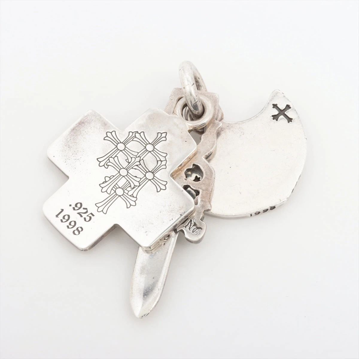 クロムハーツ　スリートリンケッツ　 3トリンケッツペンダント CHROME HEARTS クロムハーツ スリートリンケッツ ネックレス