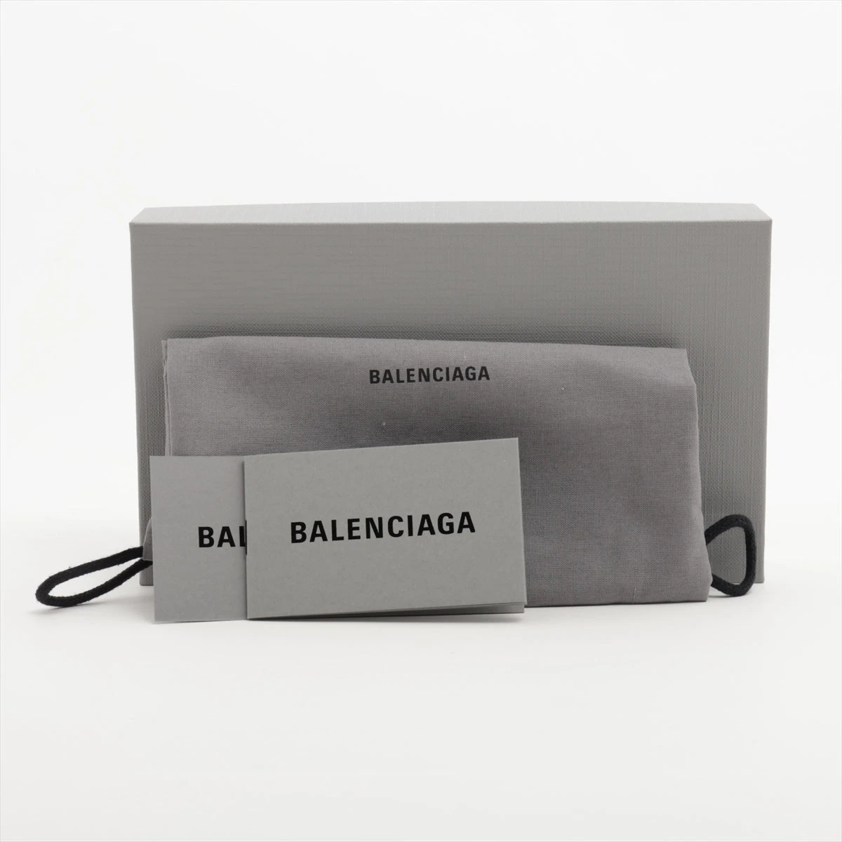 バレンシアガ 787742 レザー パスポートケース ブラック A3441400