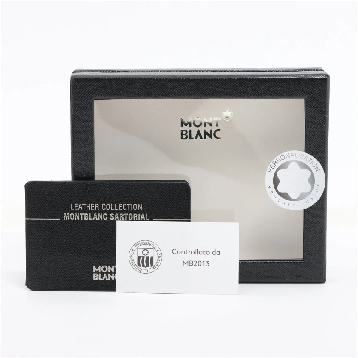 モンブラン サルトリアル ウォレット 6CC 115862 レザー 二つ折り財布  