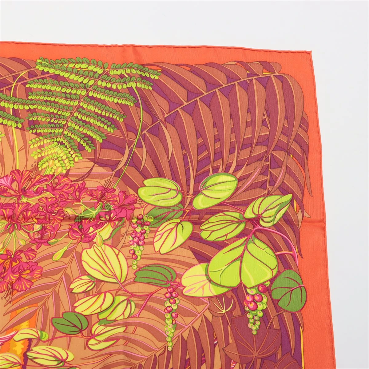 エルメス カレ90 FLAMINGO PARTY フラミンゴパーティ スカーフ シルク