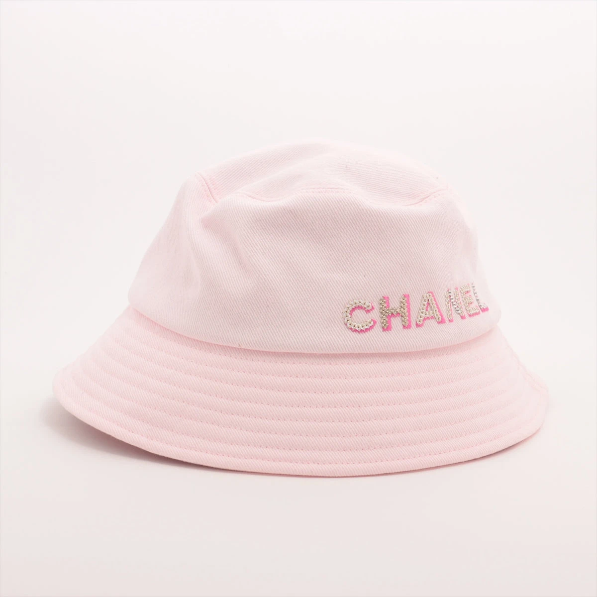 【ほぼ未使用美品】CHANEL グレー・ホワイト ワイドブリムハット シャネル ハット ALLU online store｜中古ブランド品・ブランド