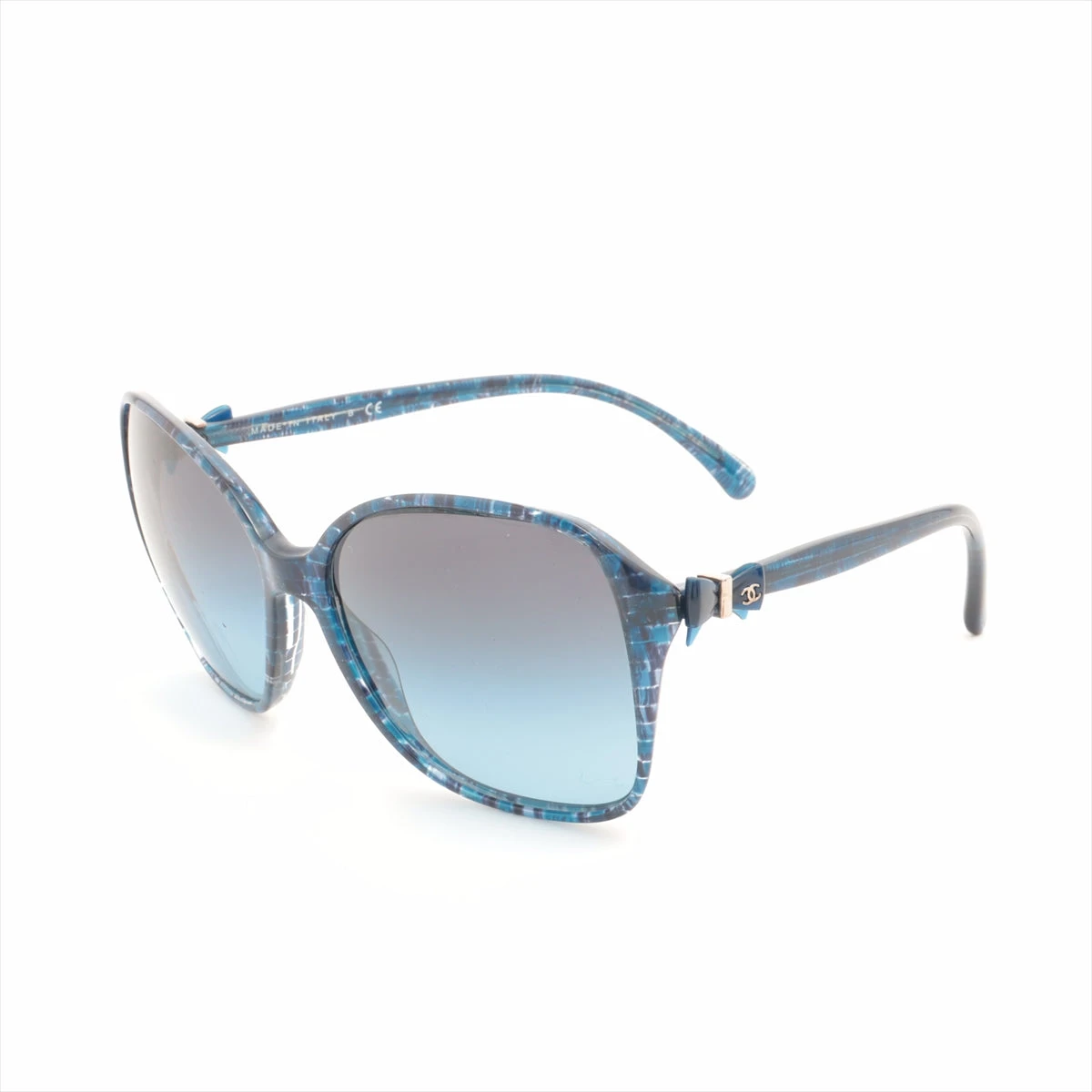 CHANEL シャネル ココマーク サングラス リボン 5205 シャネル 5205 ココマーク リボン サングラス プラスチック ブルー