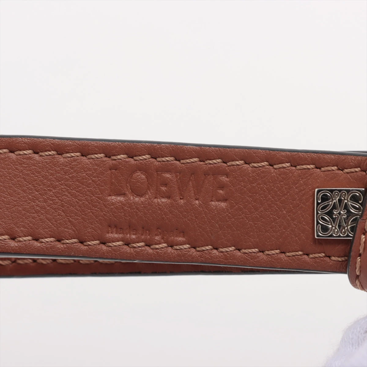 ロエベ ショルダーストラップ レザー ブラウン A3445659｜中古ブランド