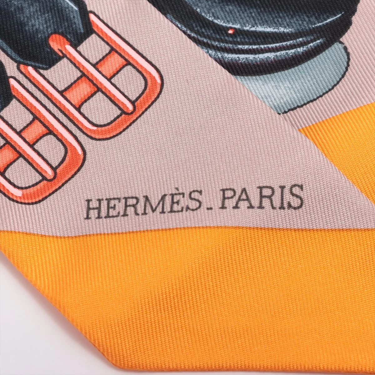 エルメス ツイリー Jumping ツイリー シルク ピンク A3427912｜中古