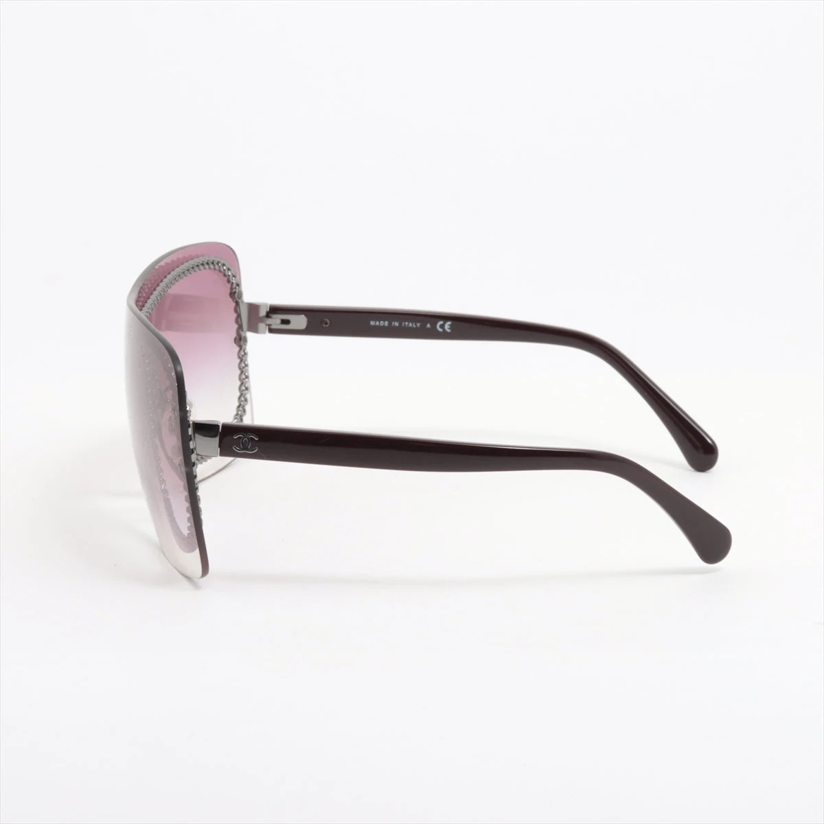 シャネル　ココマーク　サングラス シャネル 4243 ココマーク サングラス GP×プラスチック パープル