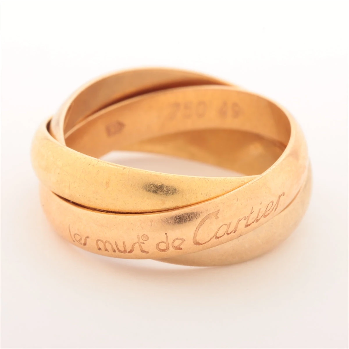 Cartier カルティエ トリニティリング 750 49
