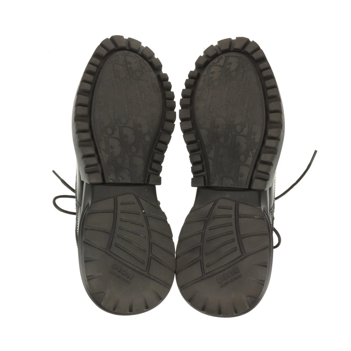 ディオール Dior Combat 24SS キャンバス×レザー レザーシューズ