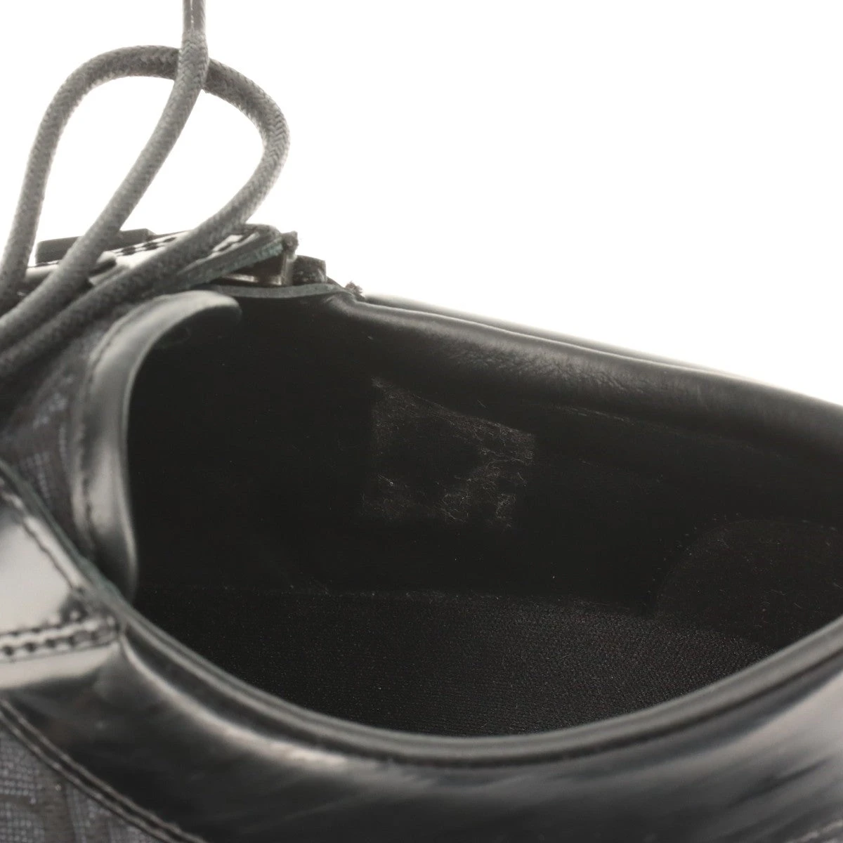 ディオール Dior Combat 24SS キャンバス×レザー レザーシューズ