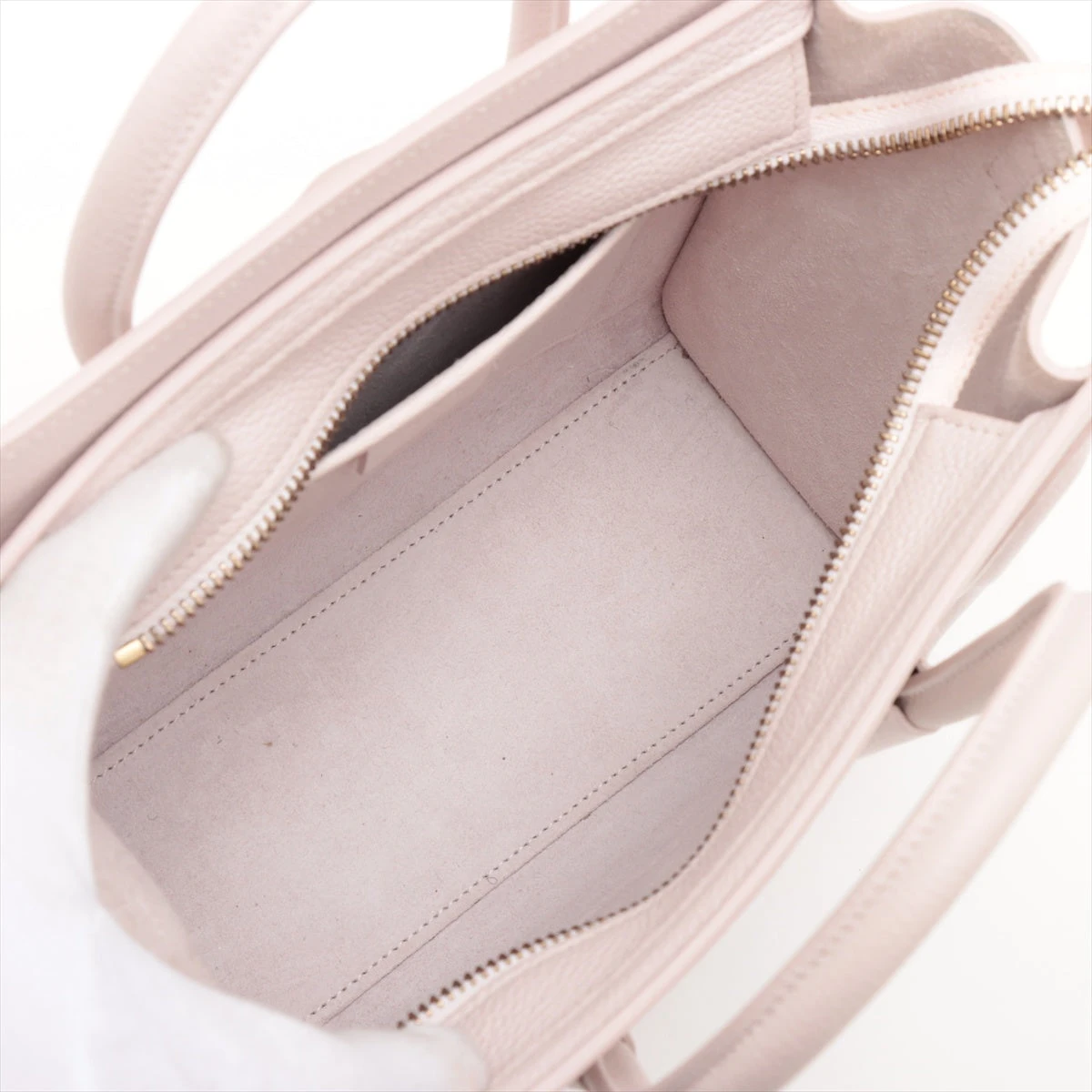 三連休限定値下⭐︎セリーヌ ラゲージ ナノショッパー レザー 2WAYハンドバッグ ラゲージ ナノショッパー ハンドバッグ レザー ネイビー レッド 2WAY