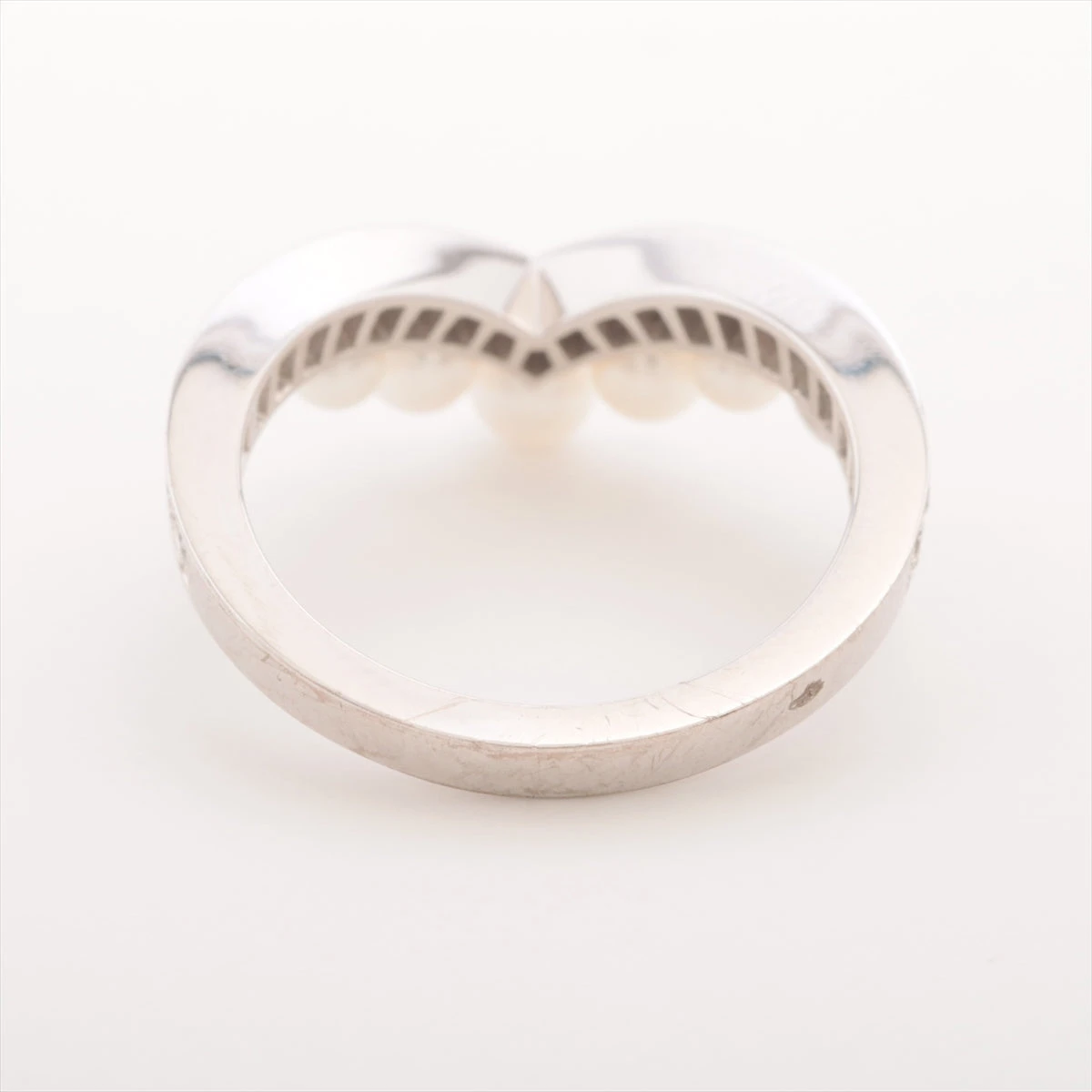 ショーメ ジョゼフィーヌ エグレット パール ダイヤ リング 750(WG