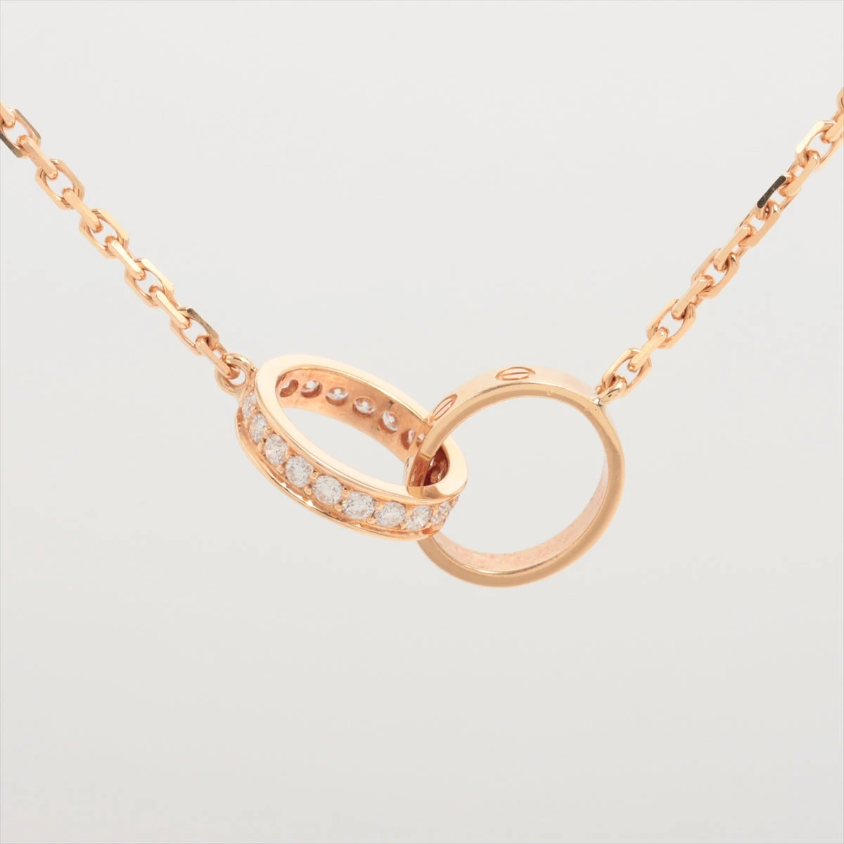 洗練ジュエリー【Cartier】LOVE ダイヤモンドネックレス YG 洗練ジュエリー【Cartier】LOVE ダイヤモンドネックレス YG