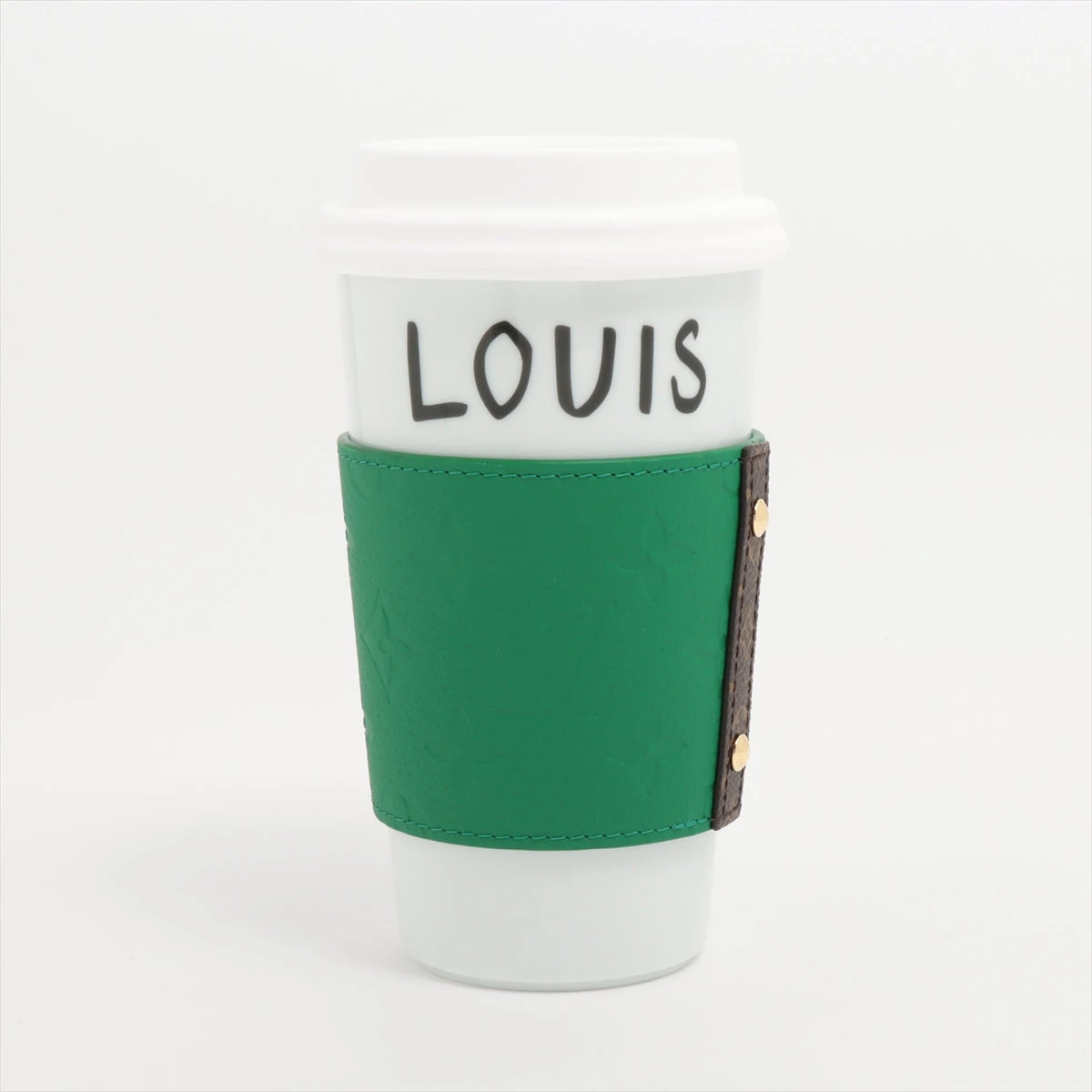 ヴィトン カップ ルイ LG3274 タンブラー 陶器 ホワイト GI0909