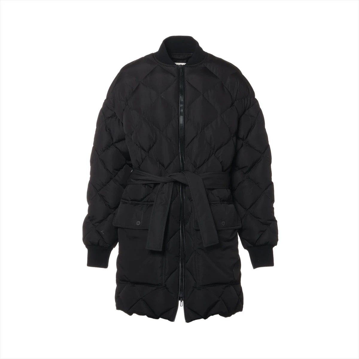 エルメス 21AW レザー×ポリエステル ダウンジャケット 38 レディース 