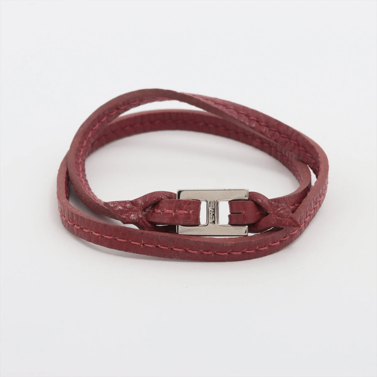 エルメス ティレット ブレスレット レザー ブラウン A3447374