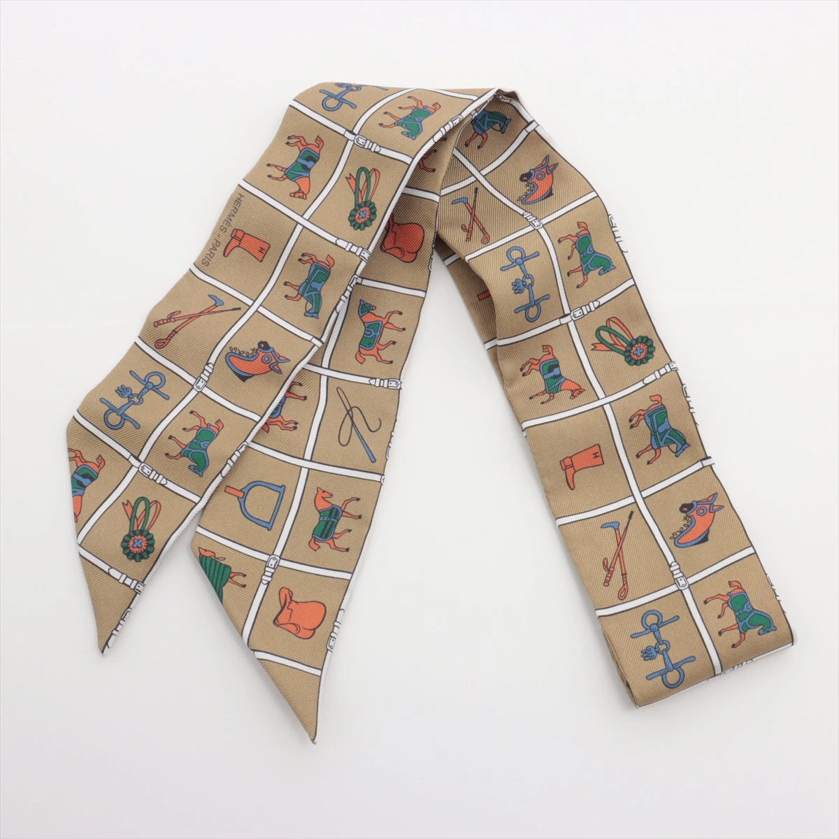 エルメス ツイリー Couvertures Nouvelles 馬着 イエロー エルメス