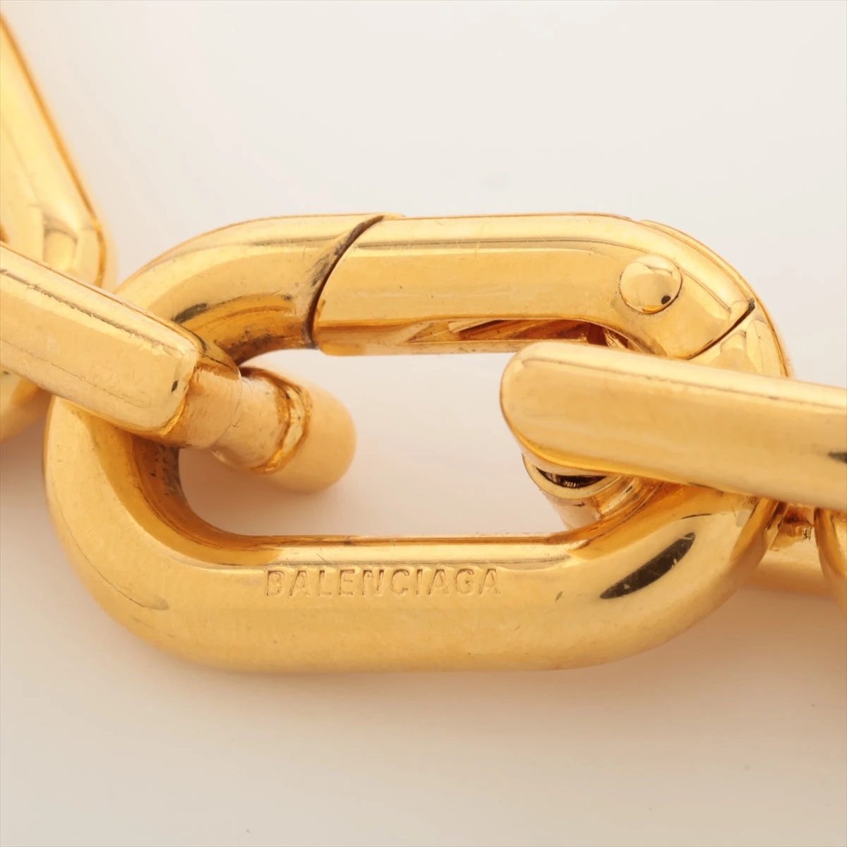 BALENCIAGA Bロゴ ブレスレット ゴールド