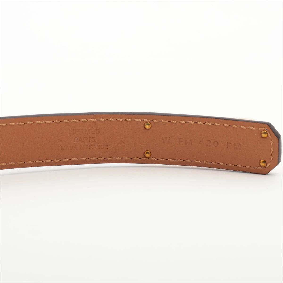新品未使用エルメス ケリーベルト エプソン エトゥープ　W刻印 新品 HERMES - □新同□ エルメス ケリー18 ベルト エプソン