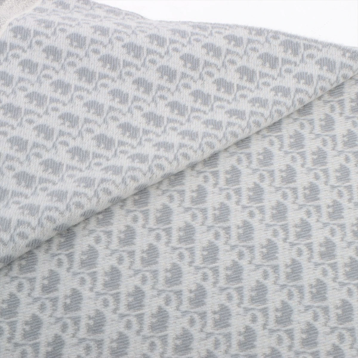 ディオール 01CDO309I093 オブリーク マフラー カシミヤ グレー