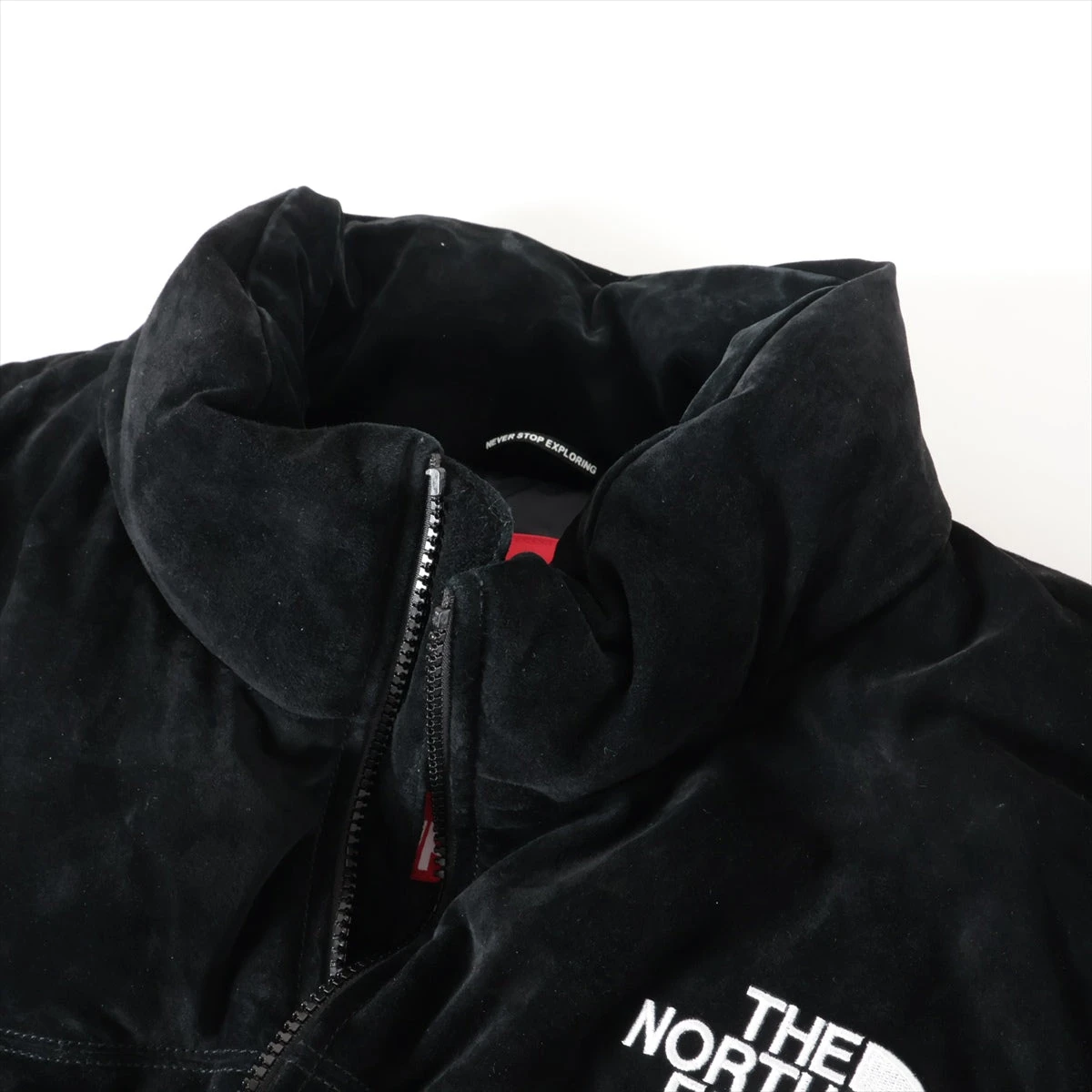 シュプリーム×ノースフェイス 23AW スエード ダウンジャケット XXL