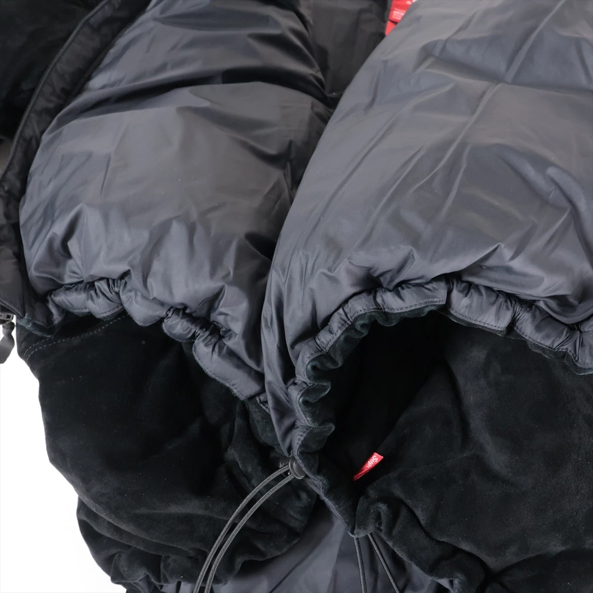 シュプリーム×ノースフェイス 23AW スエード ダウンジャケット XXL 