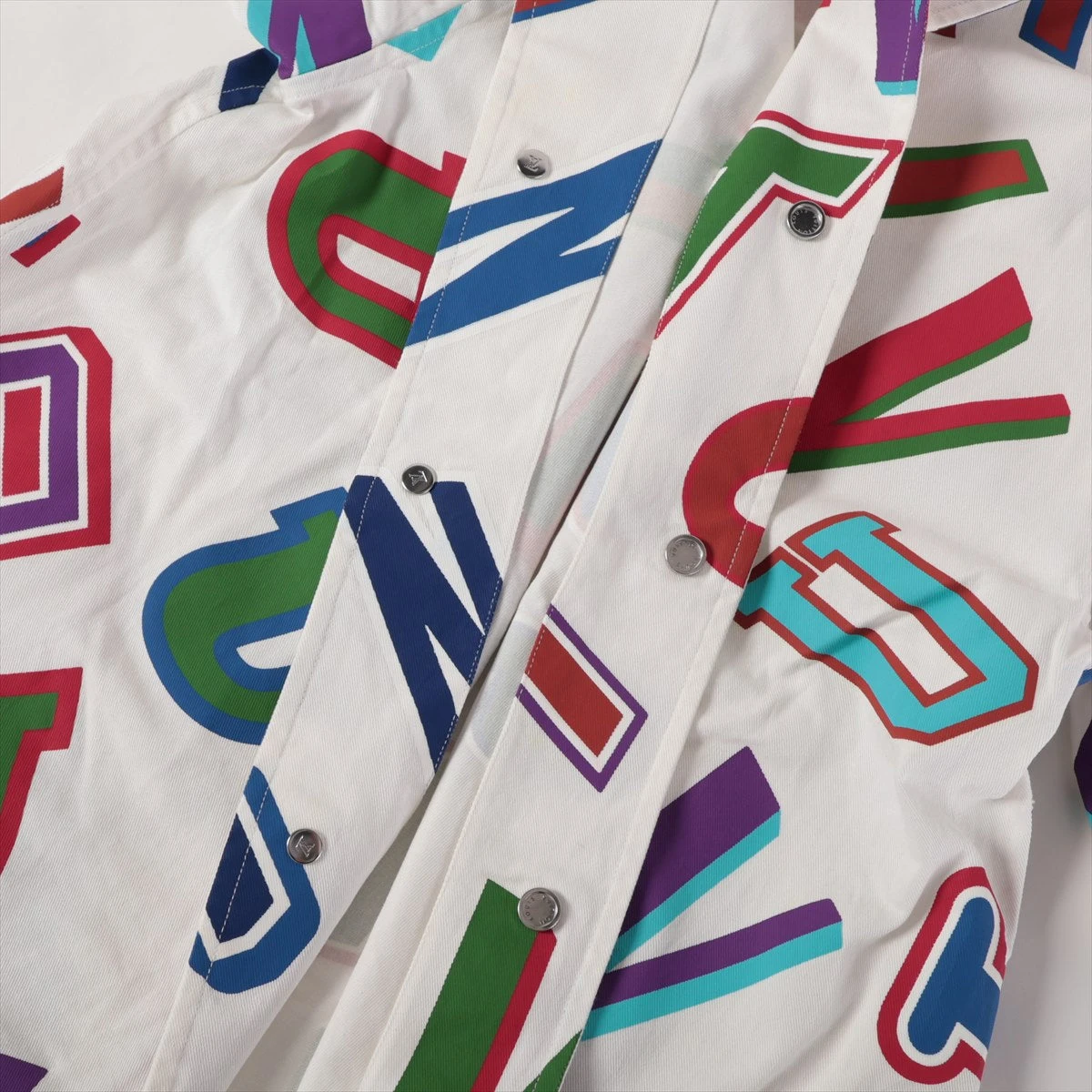 美品　21AW ルイヴィトン　NBA ホワイト　L TAKUYA∞着用 21FW☆ルイヴィトン Tシャツ コピー☆ルイヴィトン NBA フロント