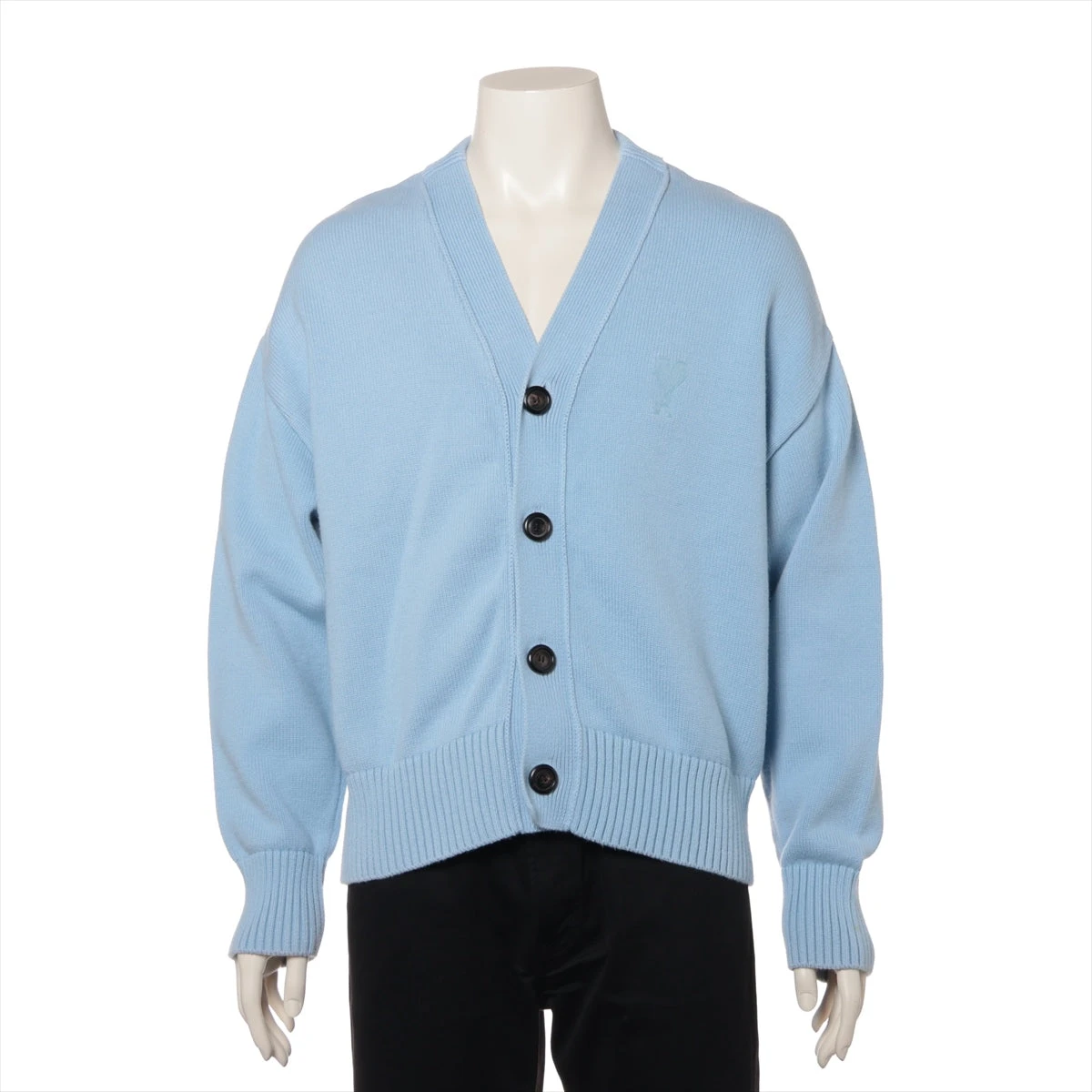 アミパリス AMI Paris カーディガン 水色 ブルー AMI PARIS トップス