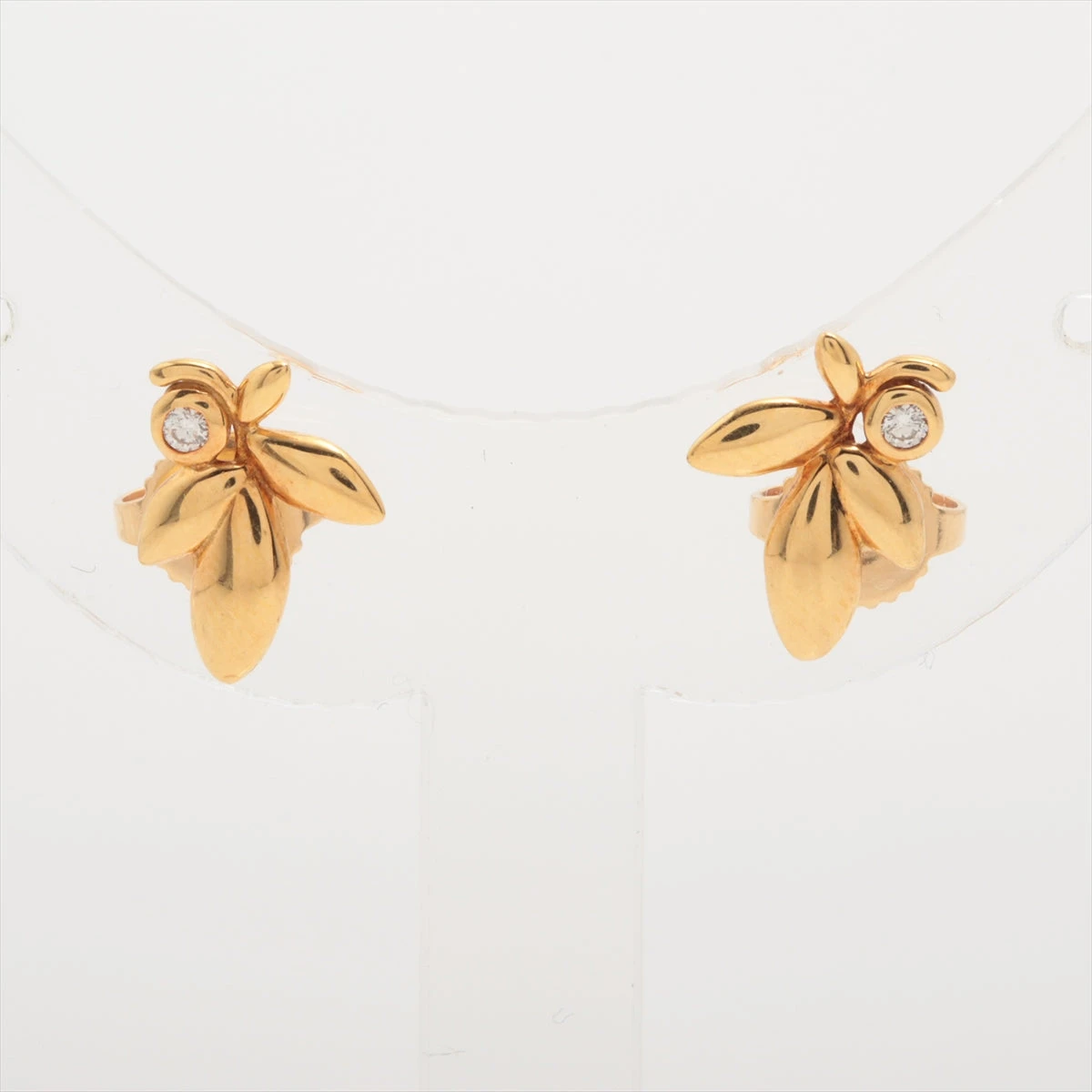 ティファニー オリーブリーフ ダイヤモンドピアス 【公式通販】