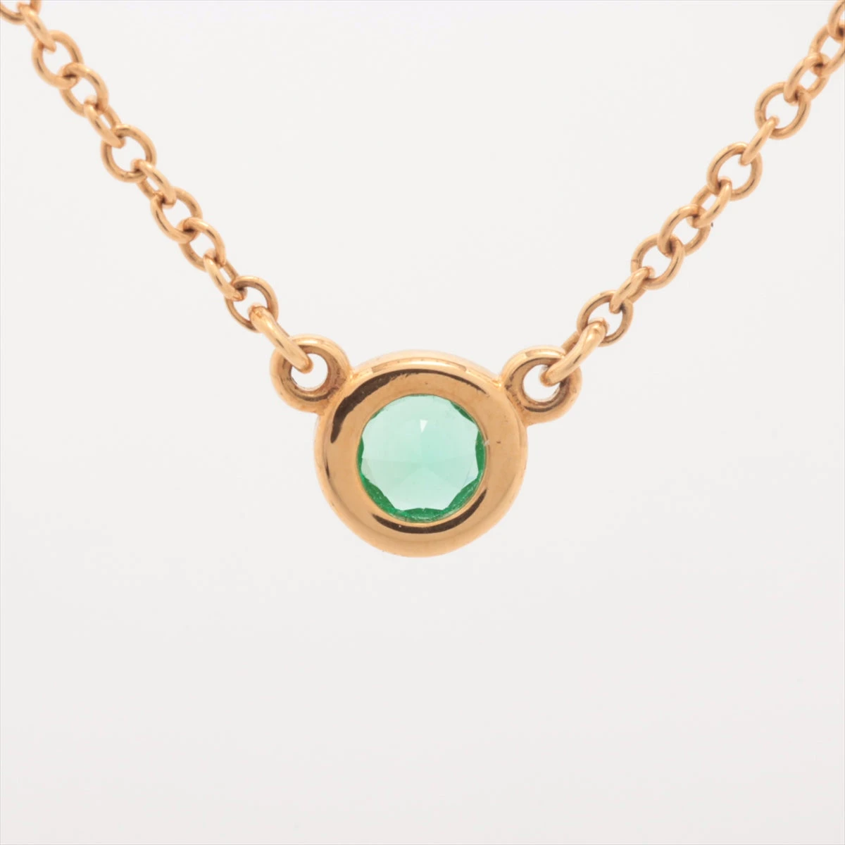 ティファニー カラー バイザヤード エメラルド ネックレス 750