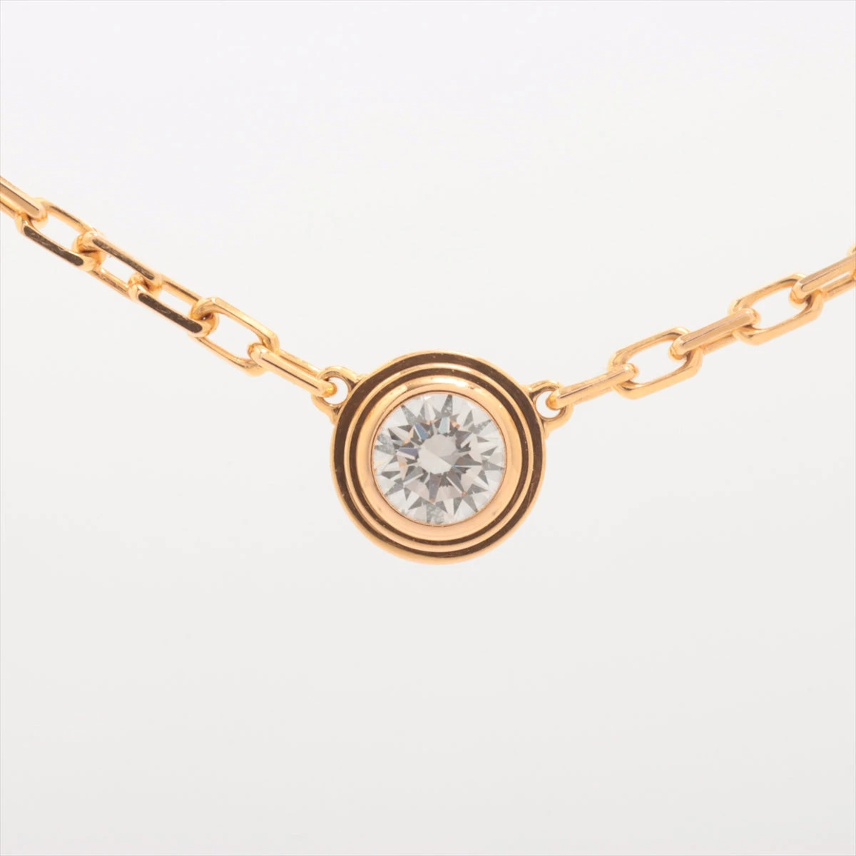 カルティエ ダムール SM ダイヤ ネックレス 750(YG) 2.7g B7215700