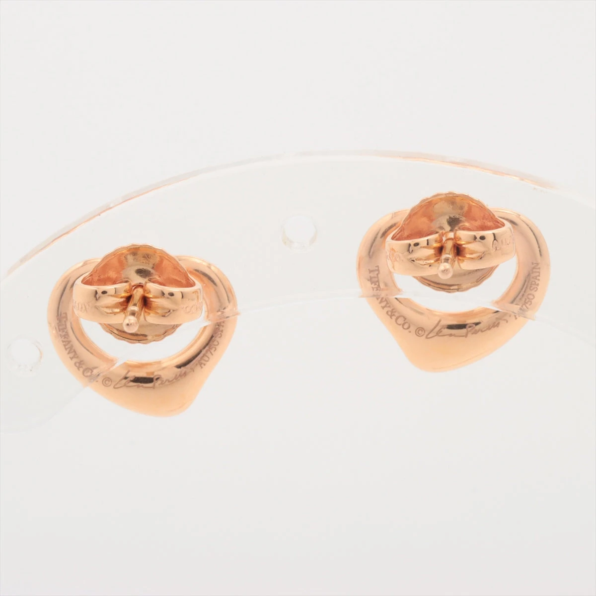 ティファニー オープンハート ピアス 750(YG) 2.8g A3433480｜中古