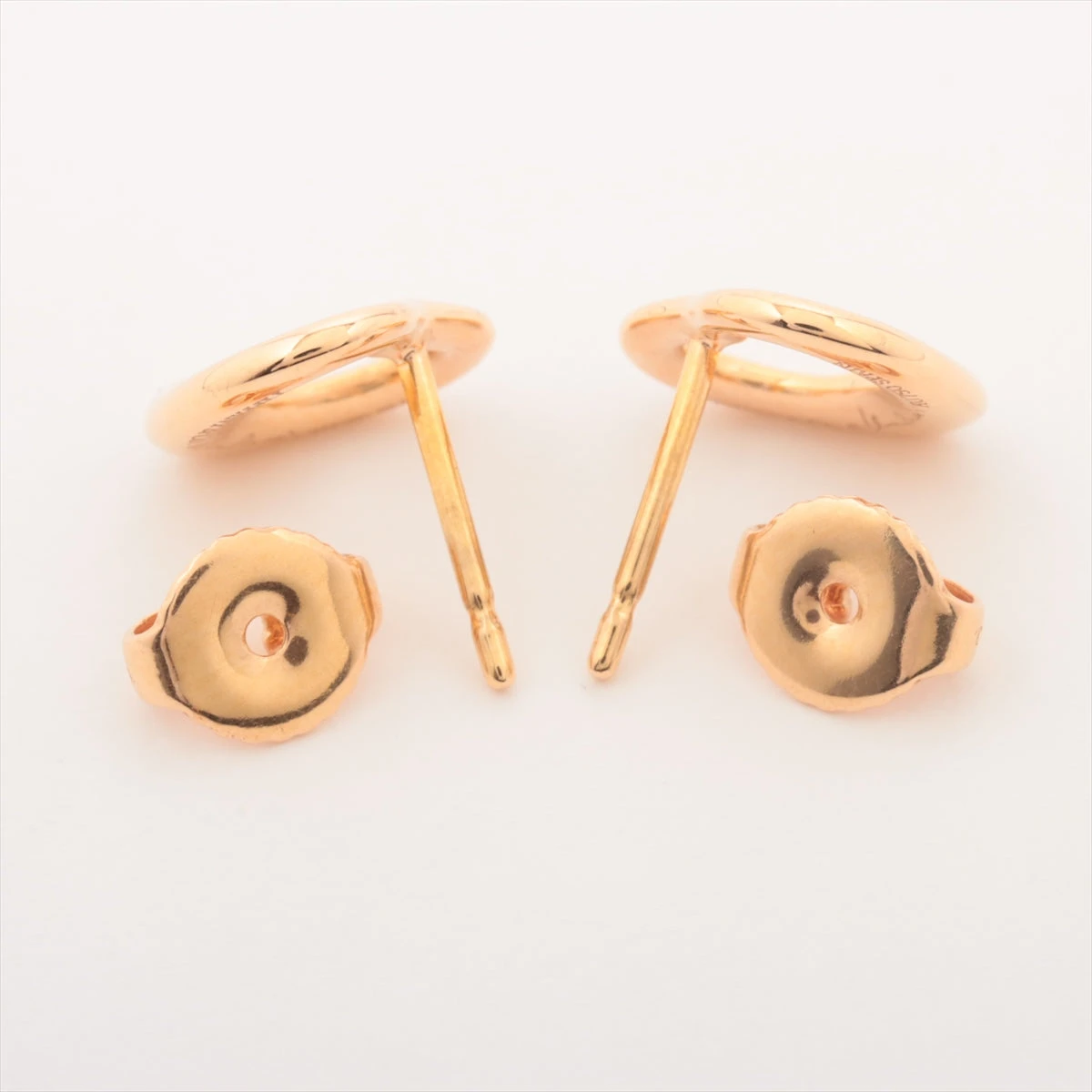 ティファニー オープンハート ピアス 750(YG) 2.8g A3433480｜中古