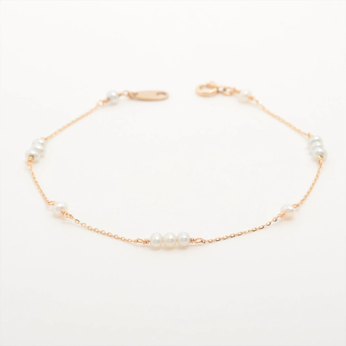 ete K10 パール ブレスレット エテ パール ブレスレット K10(YG) 0.8g