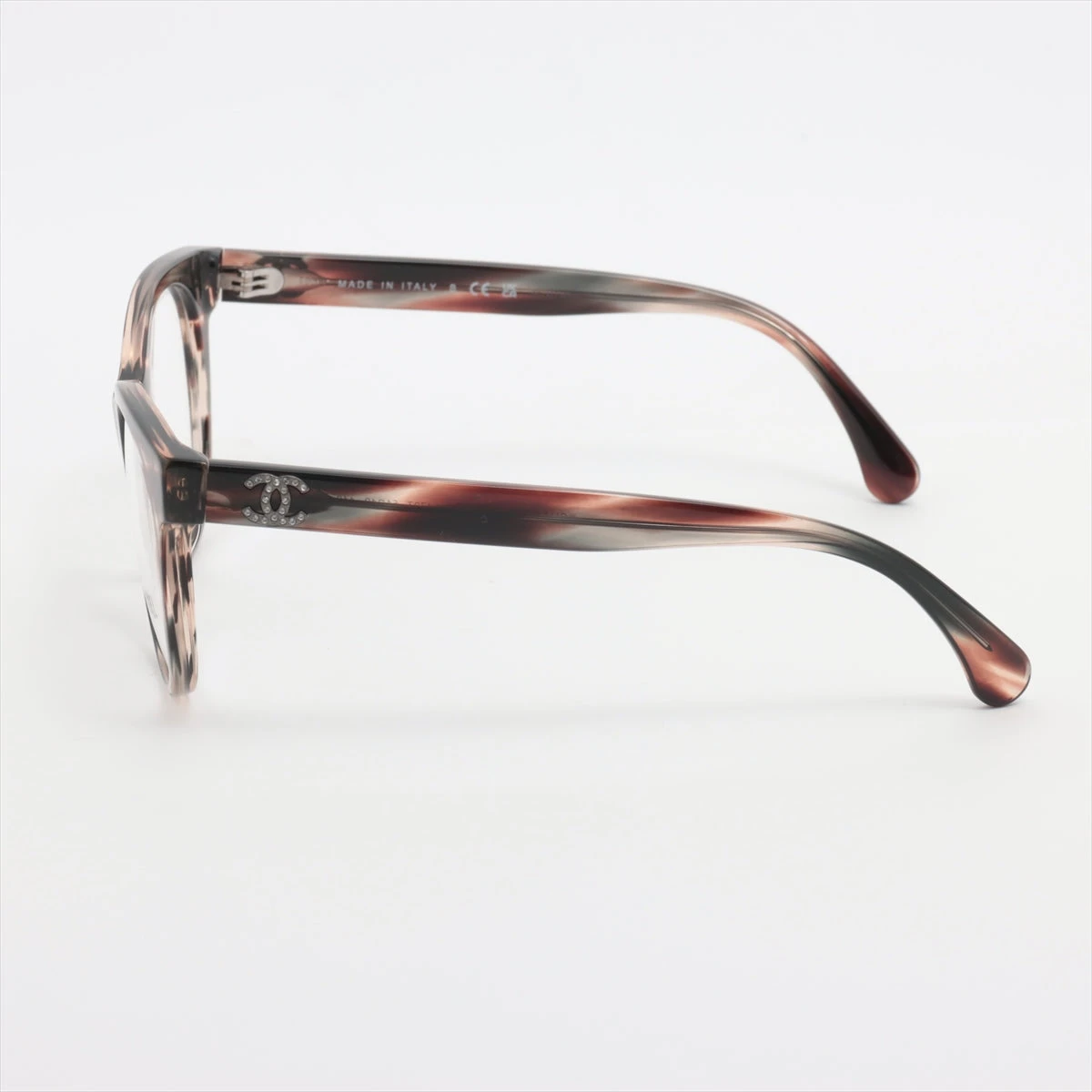 CHANEL シャネル 3450-B-A ココマーク ラインストーン 度入メガネ