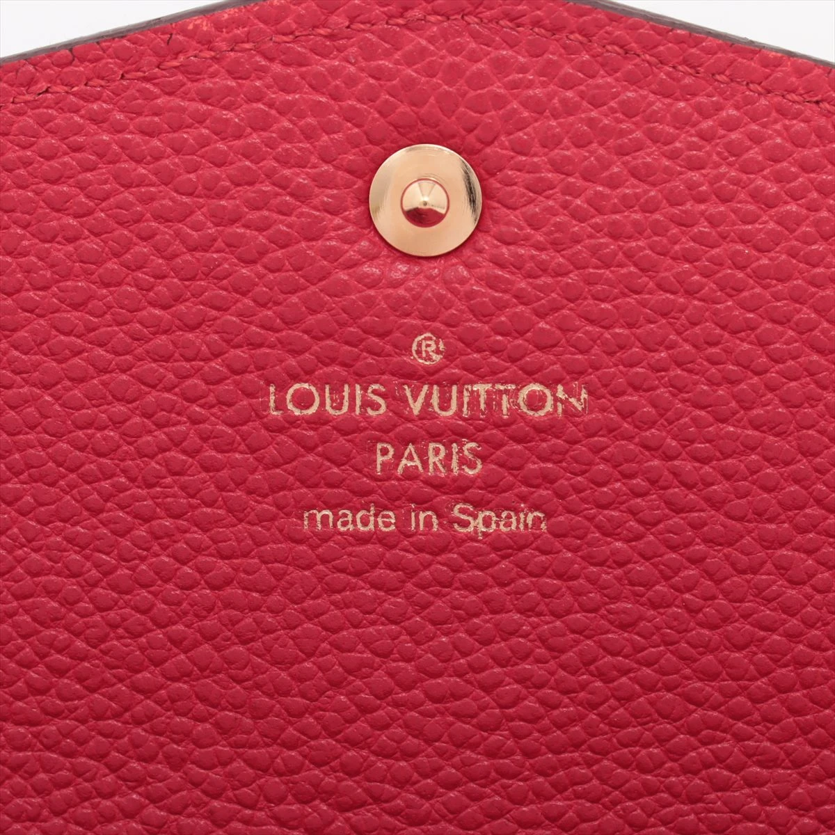 ヴィトン アンプラント ポルトフォイユキュリーズ M60302 レッド