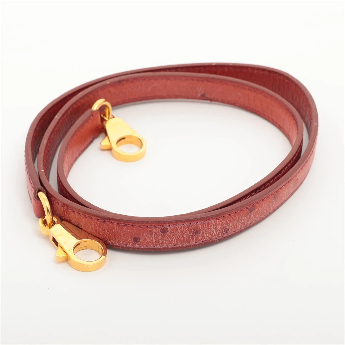 エルメス　HERMES オーストリッチ　ショルダーストラップ　ブラック　シルバー HERMES エルメス バンドリエール サングル ジグザグ 25mm ショルダー