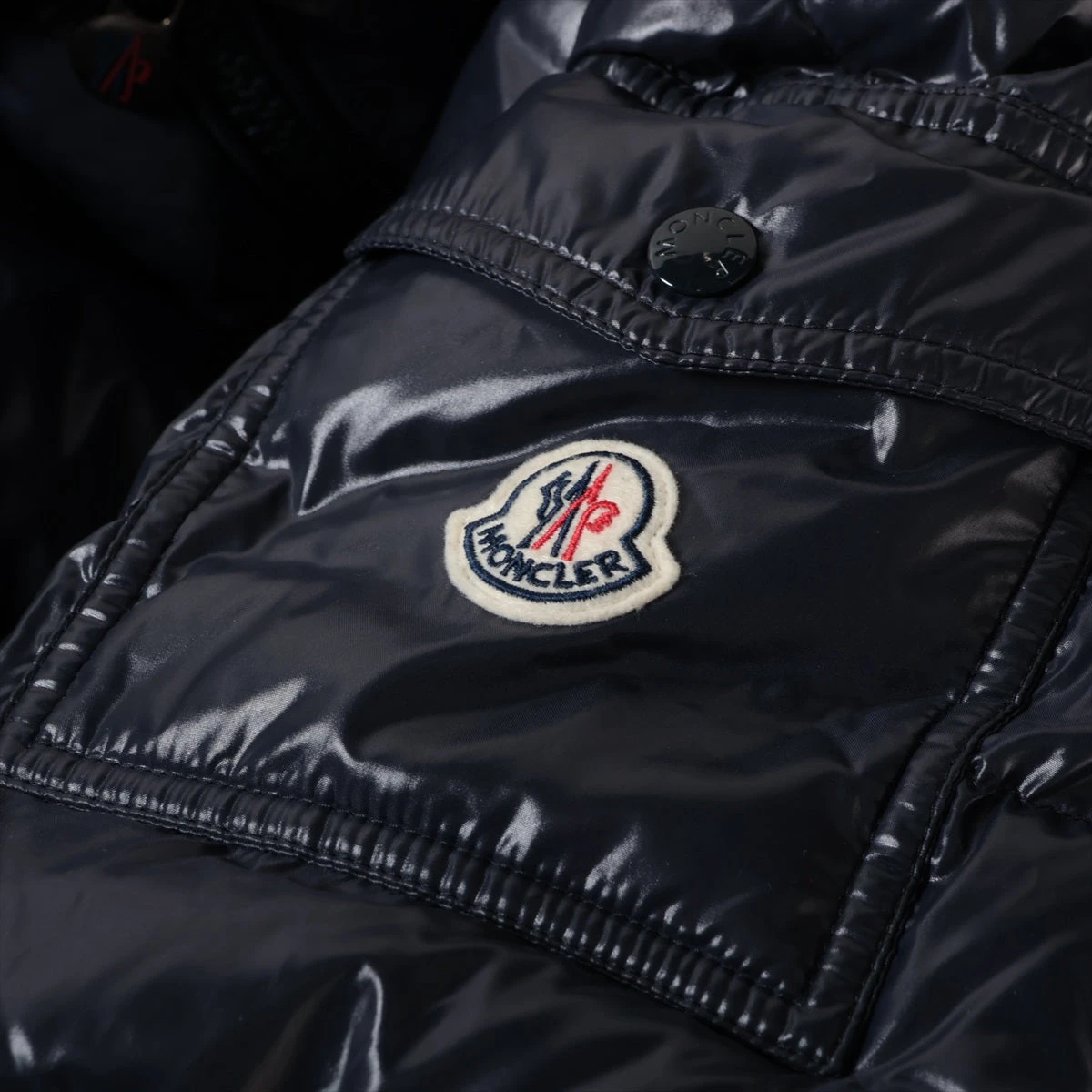 モンクレール MAYA 19年 ナイロン ダウンジャケット 4 メンズ ネイビー