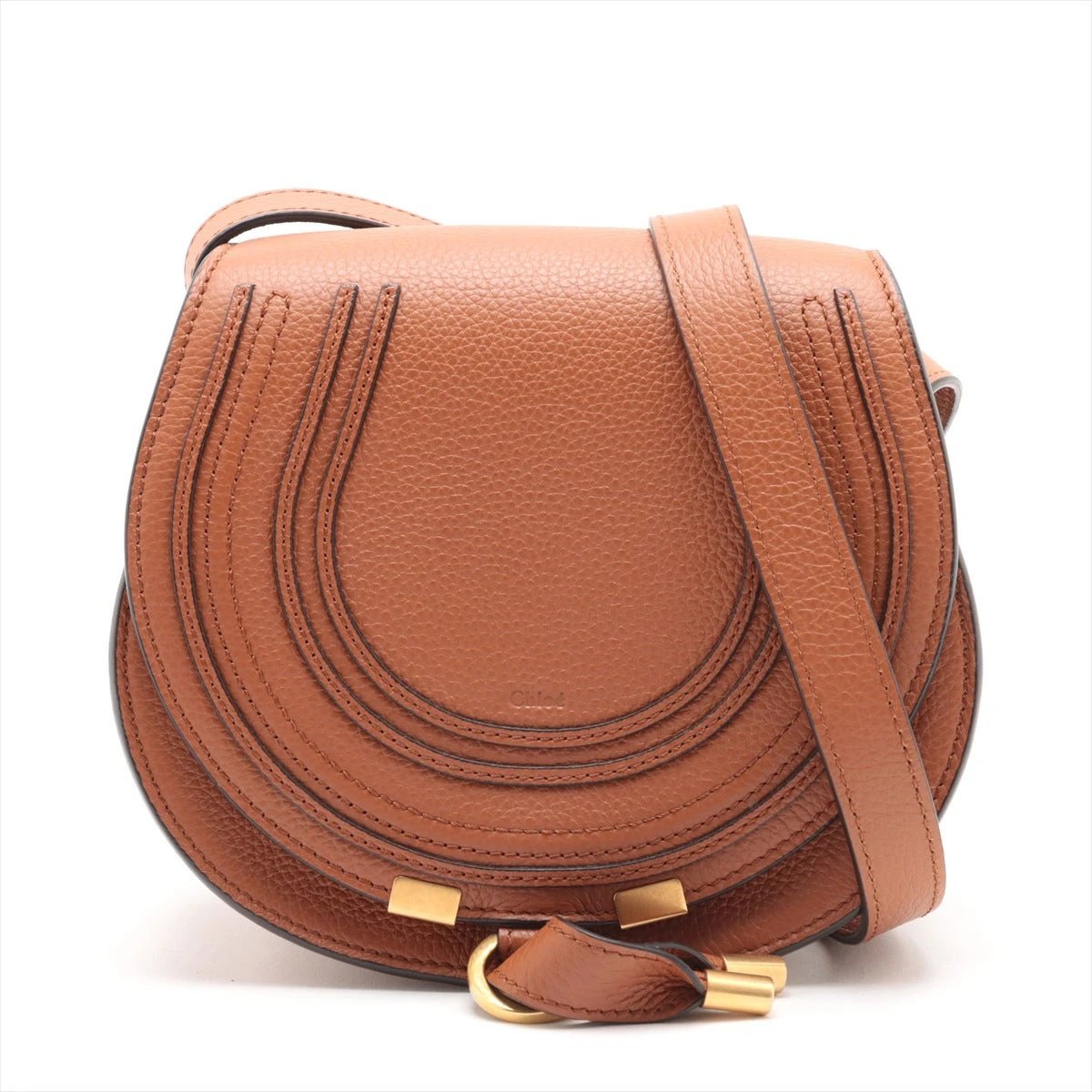 Chloe クロエ マーシー　バッグ　　　レザー ブラウン クロエ Chloe ハンドバッグ ショルダーバッグ マーシー 2WAY