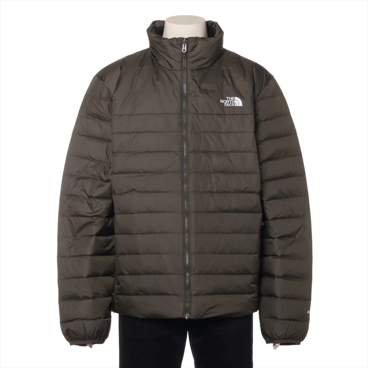 ノースフェイス ナイロン ダウンジャケット XL メンズ カーキ NF0A55XG