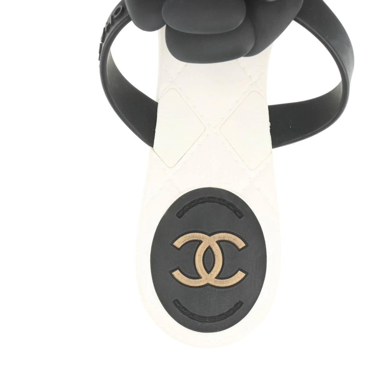 新品CHANEL シャネル ラバーサンダル ホワイト/ブラック カメリア 37 楽天市場】シャネル カメリア サンダルの通販
