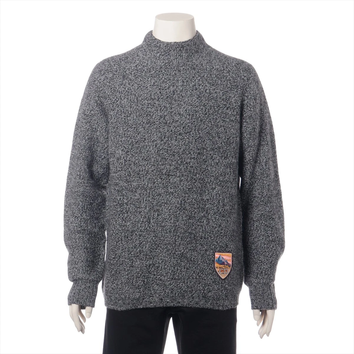 ディオール カシミヤ ニット M メンズ グレー 293M630CT363 品 ディオール カシミヤ ニット M メンズ グレー 293M630CT363 品