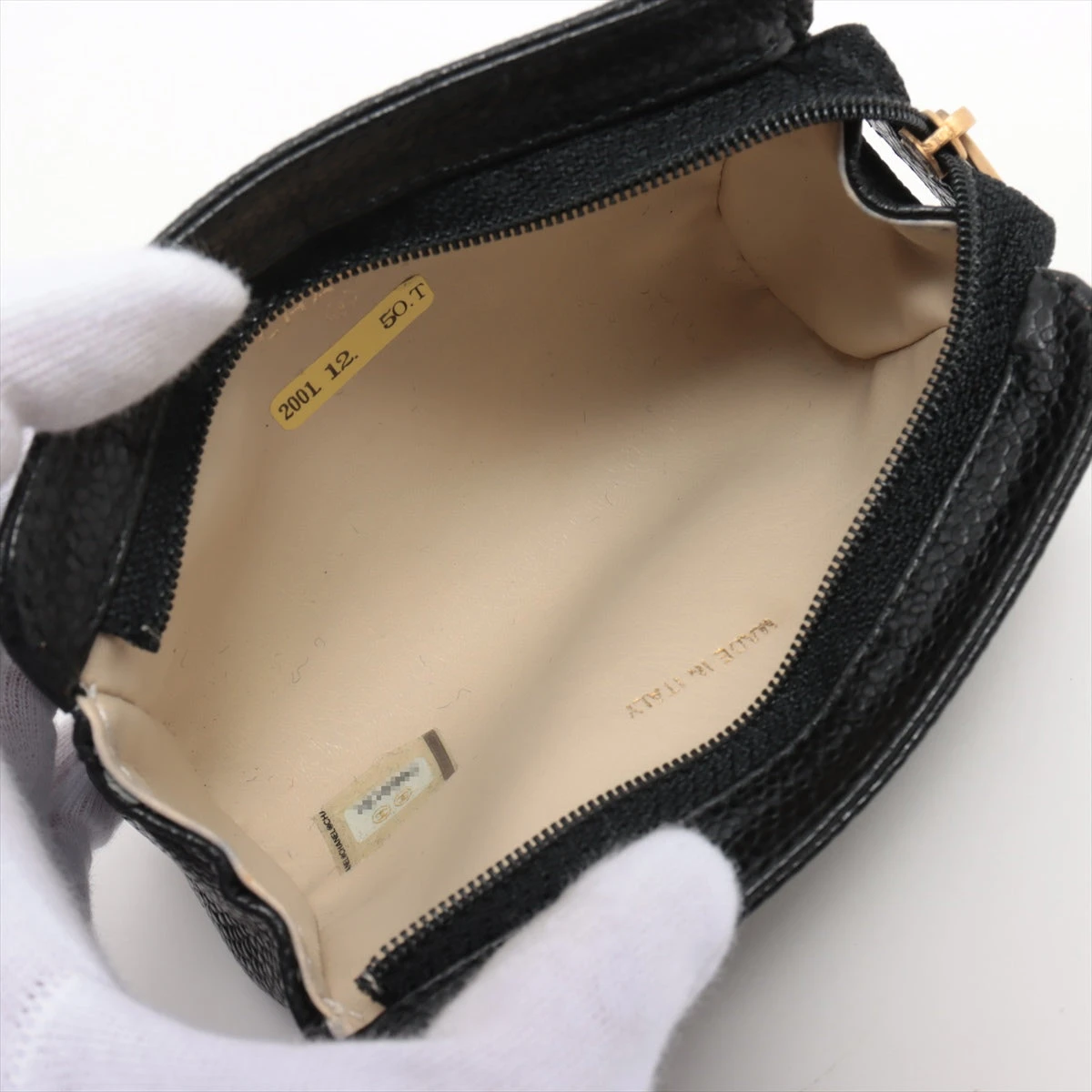 CHANEL キャビアスキン ポーチ ココマーク ゴールド金具 シャネル CHANEL ココマークコインポーチ GD金具 キャビアスキン
