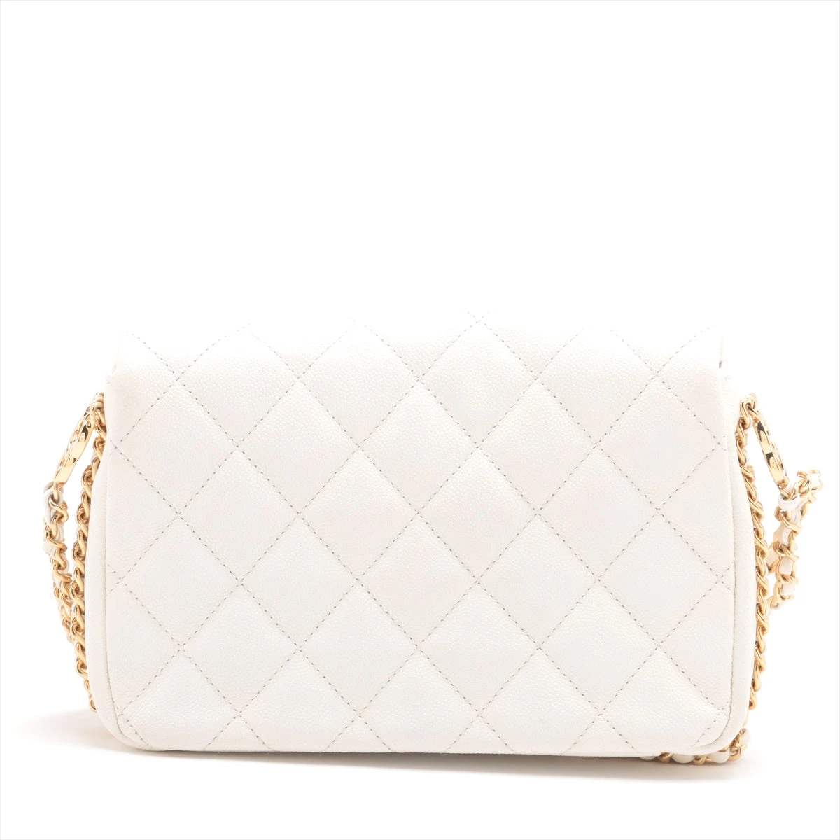 シャネル ミニマトラッセ キャビアスキン チェーンショルダー