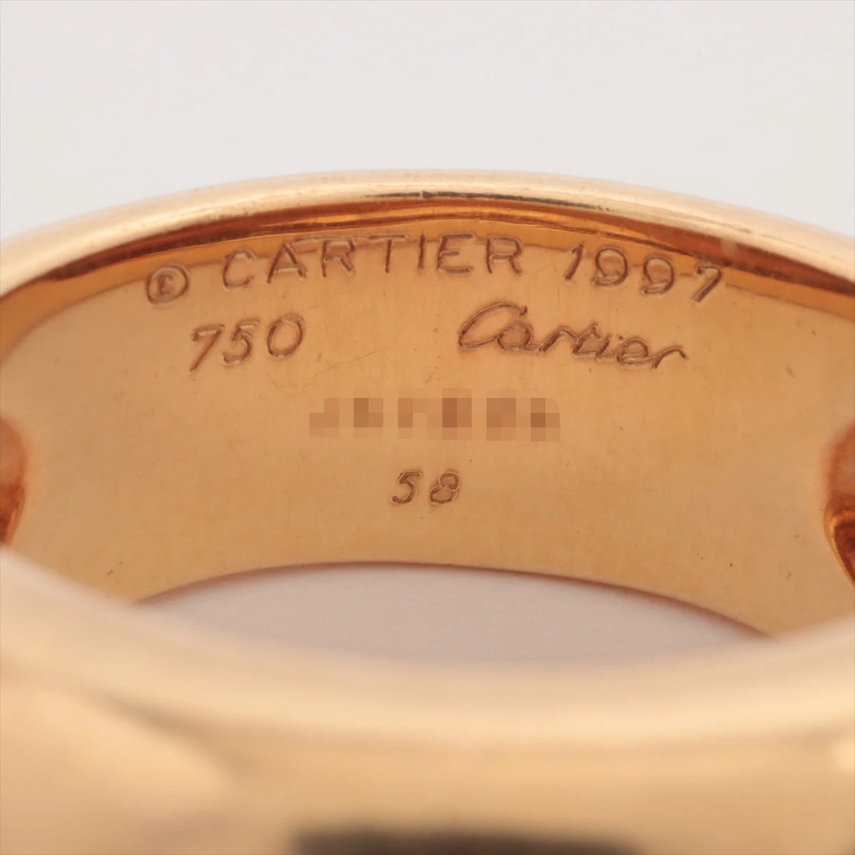 カルティエ ヌーベルバーグ リング 750(YG) 18.4g 58 A3455786｜中古 