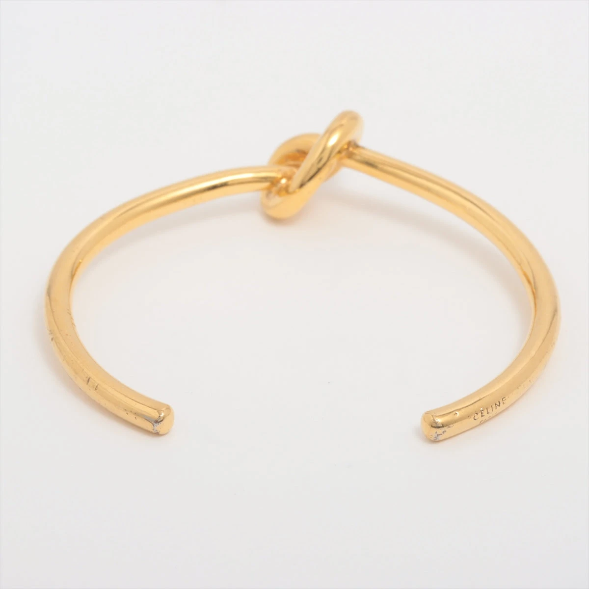 セリーヌ ノット バングル S GP ゴールド A3449482｜中古ブランド品