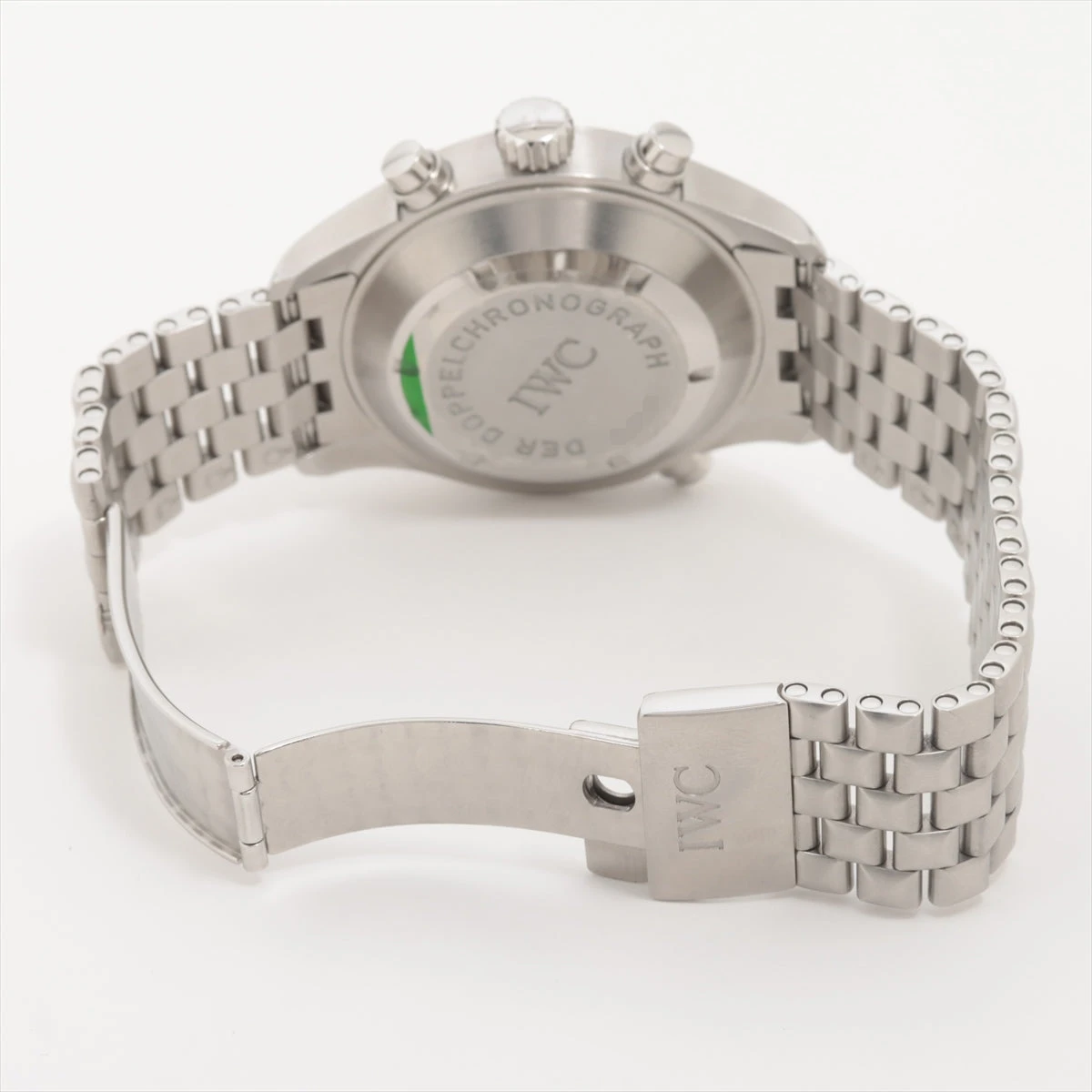 IWC ドッペルクロノグラフ IW371319 SS AT 黒文字盤 あまりごま4 枕 