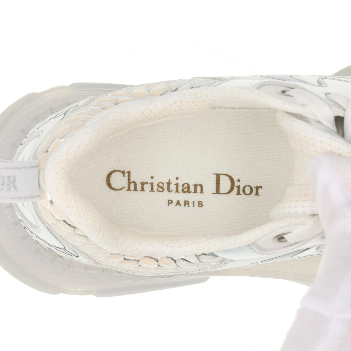 クリスチャンディオール DIOR VIBE レザー×ラバー スニーカー EU37