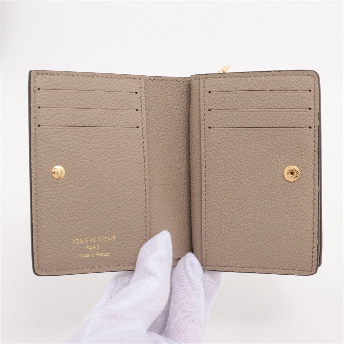 定価13万超 未使用⭐️ルイヴィトン ポルトフォイユ クレア ベージュ バイカラー LOUIS VUITTON - 定価13万超 未使用⭐️ルイヴィトン