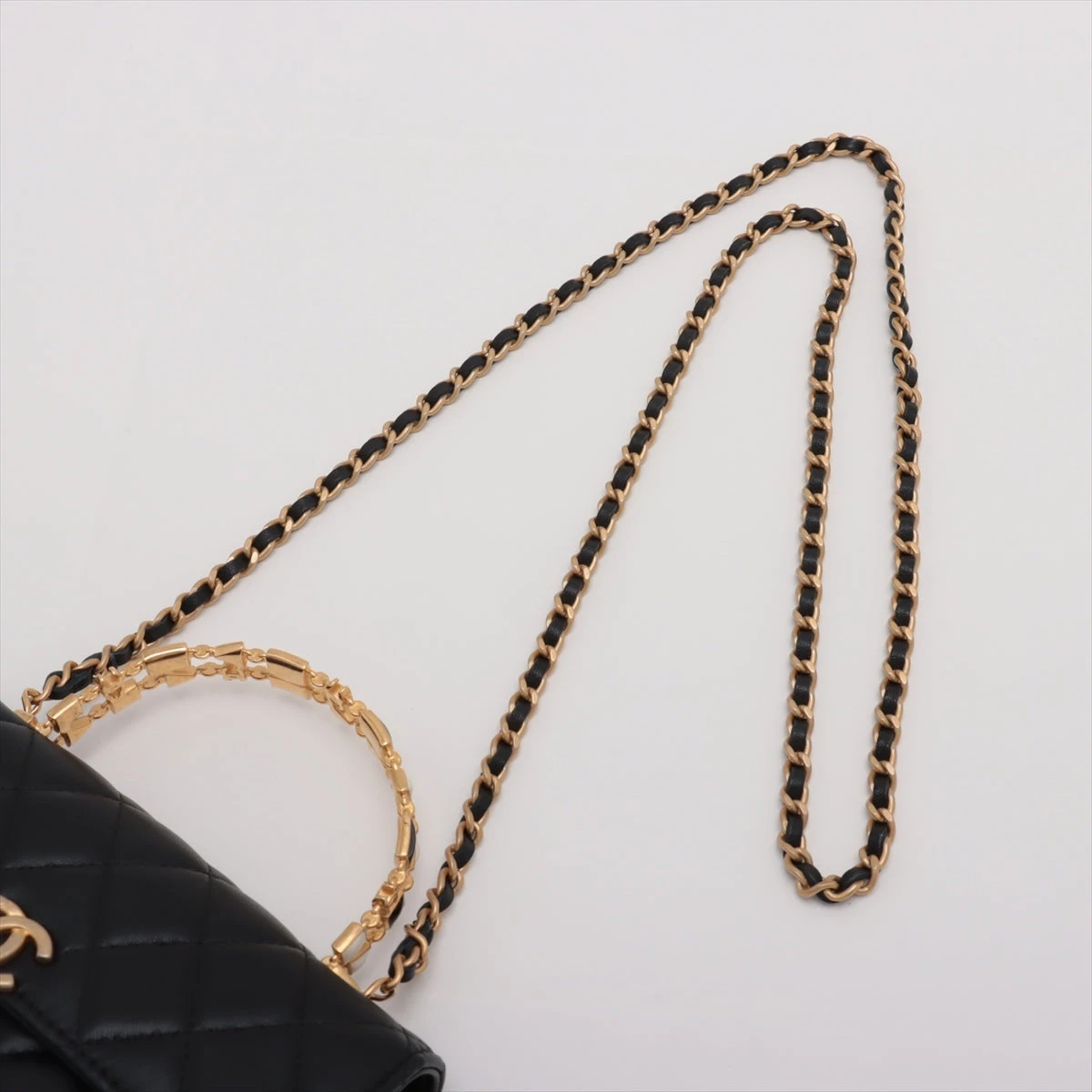 【美品】超レア　シャネル　ラム・マトラッセ・がま口・チェーンショルダー・ＳＶ金具 楽天市場】シャネル チェーンショルダー マトラッセ ゴールド