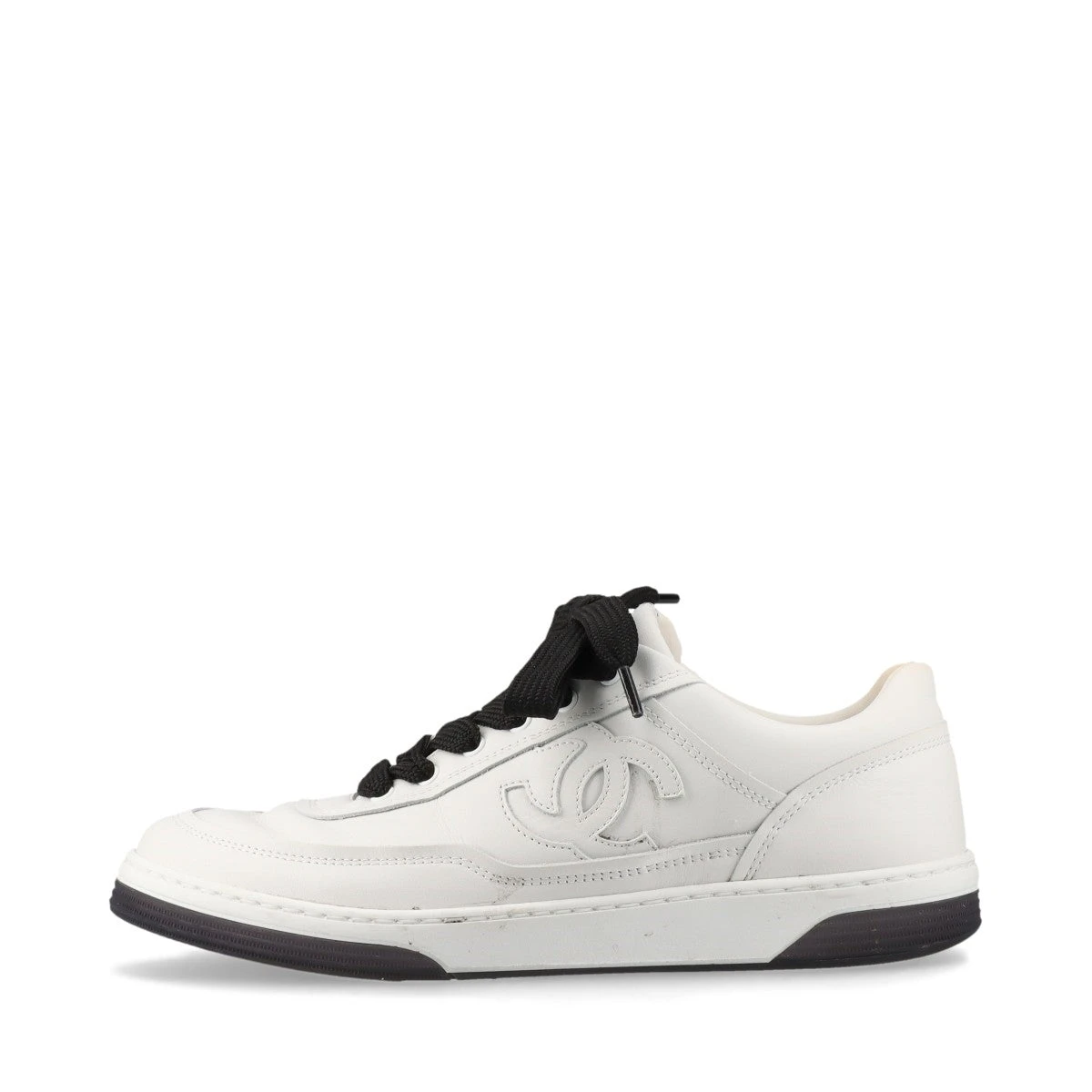 シャネル ココマーク 24P レザー スニーカー 36 レディース